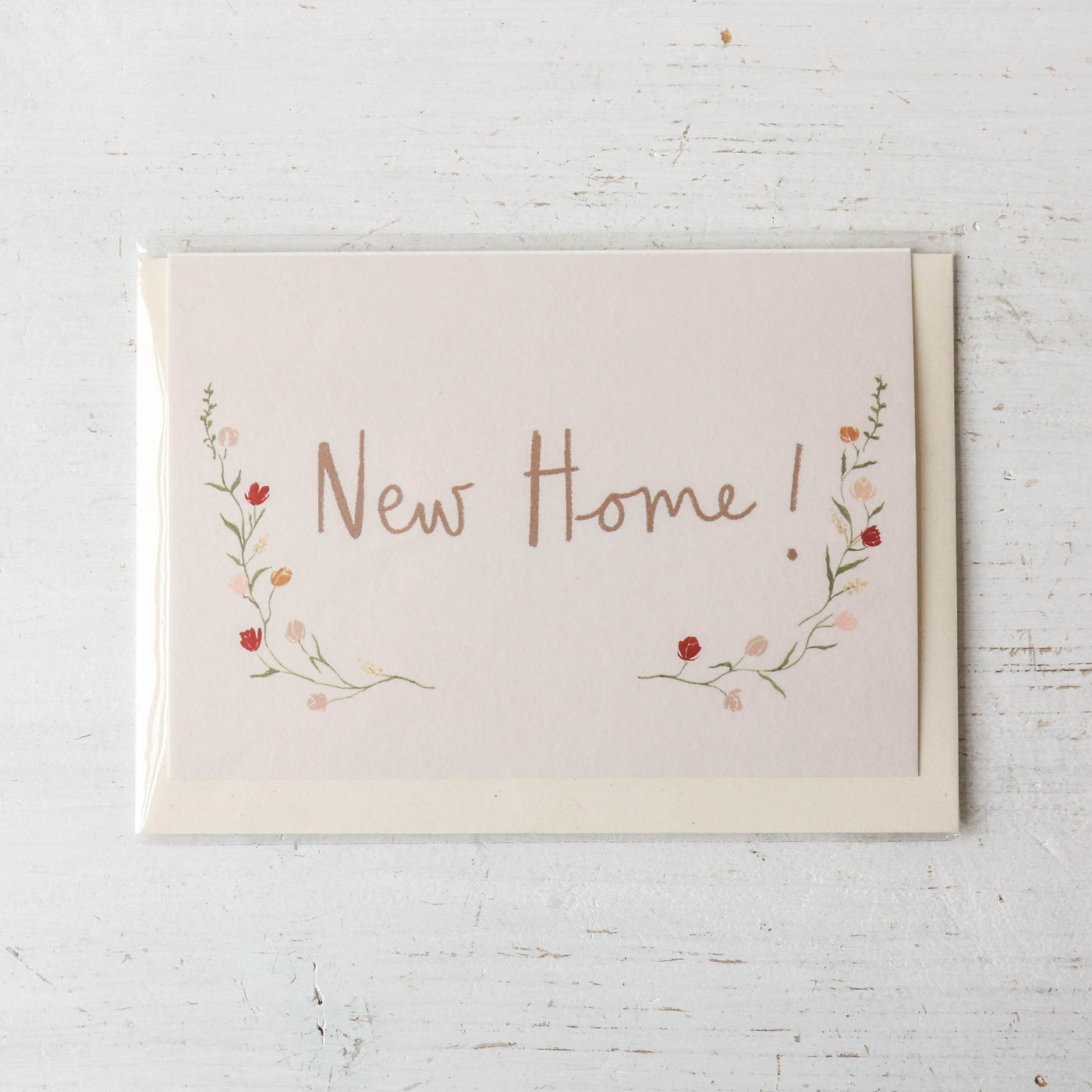 New Home Flowers Card