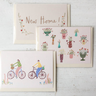 New Home Flowers Card