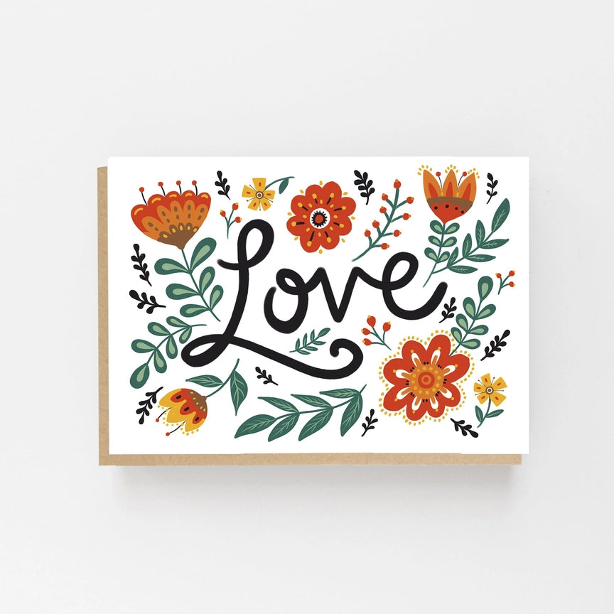 Love Folk Card