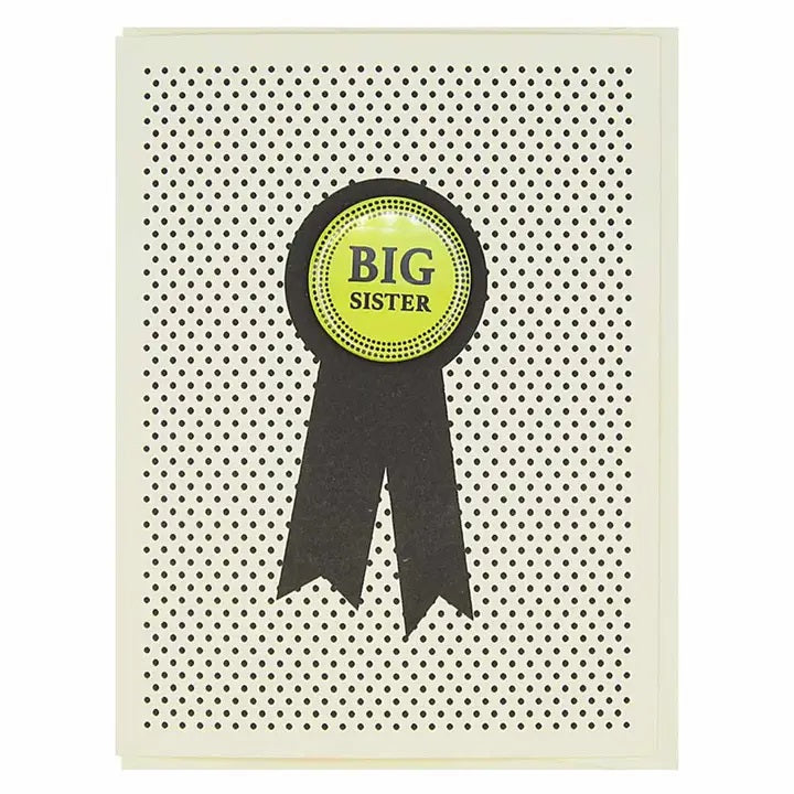 'Big Sister' Badge Card