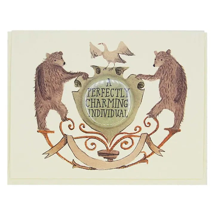 'Charming Bears' Badge Card