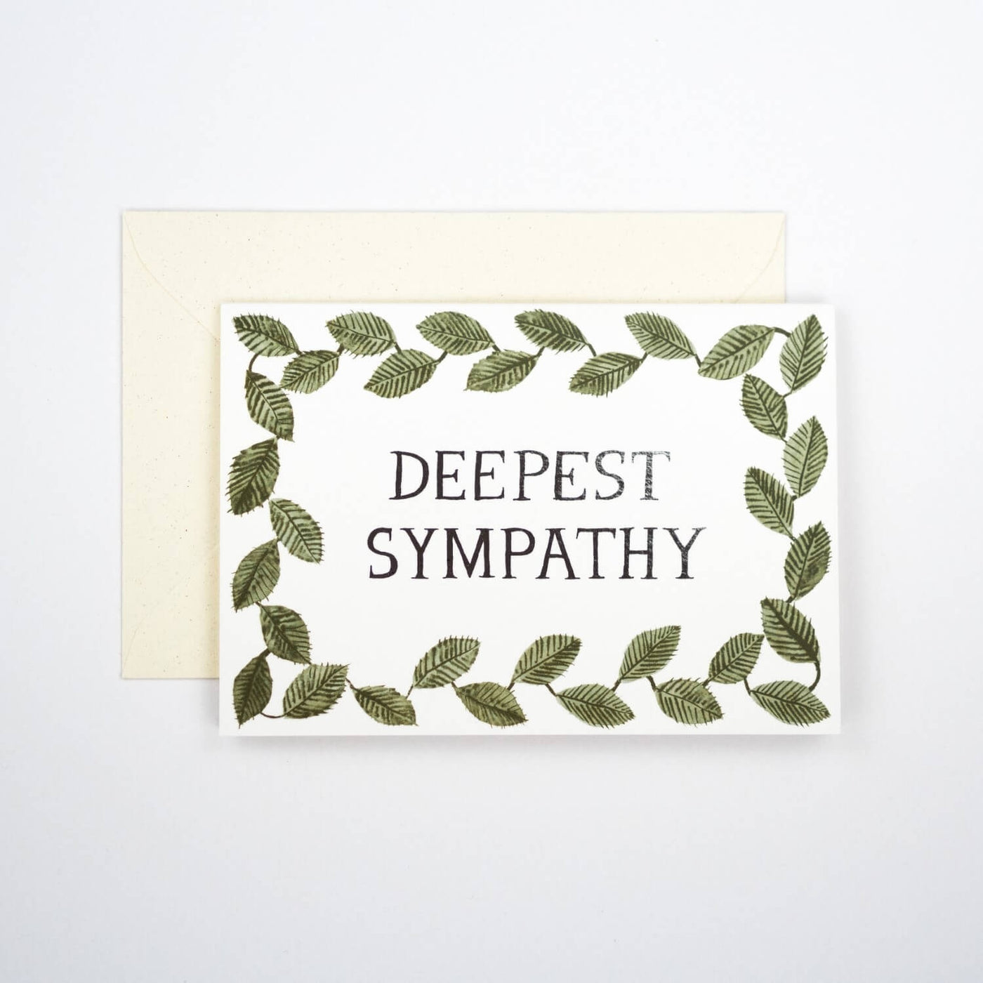 Deepest Sympathy Foiled Card