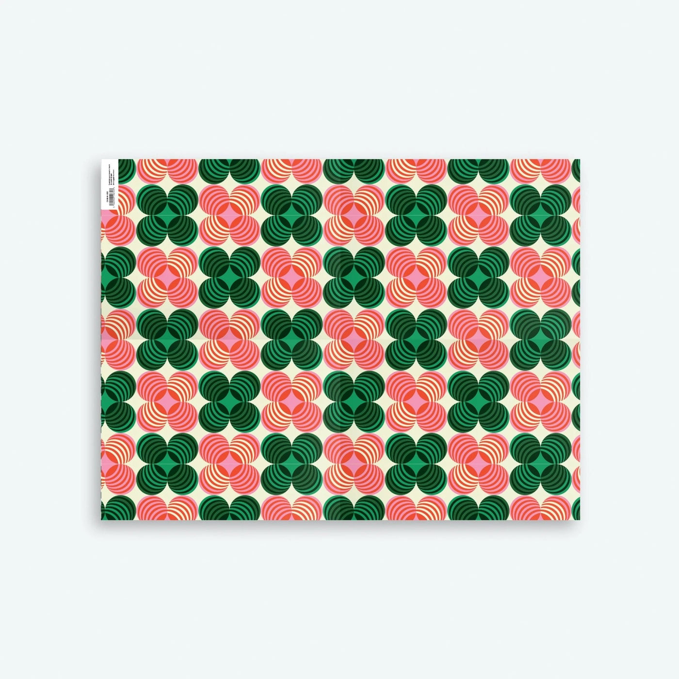 Pink and Green La La Wrapping Paper