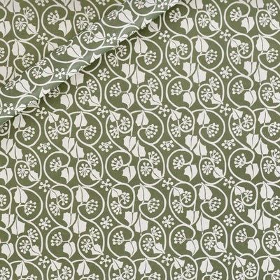 'Ivy Stripe Sage' Wrapping Paper