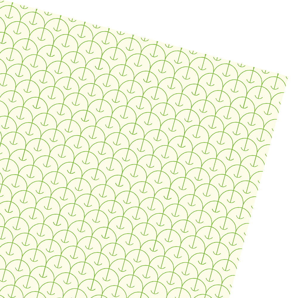 Green Apple Graphic Wrapping Paper