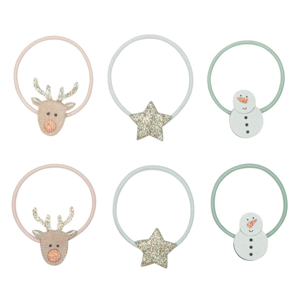 Mimi and Lula Hair Elastics - Reindeer Pack of 6