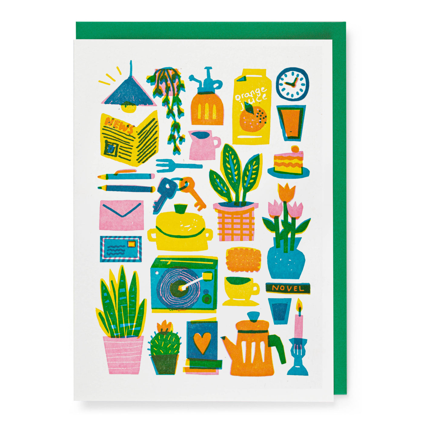 Home and Plants Card