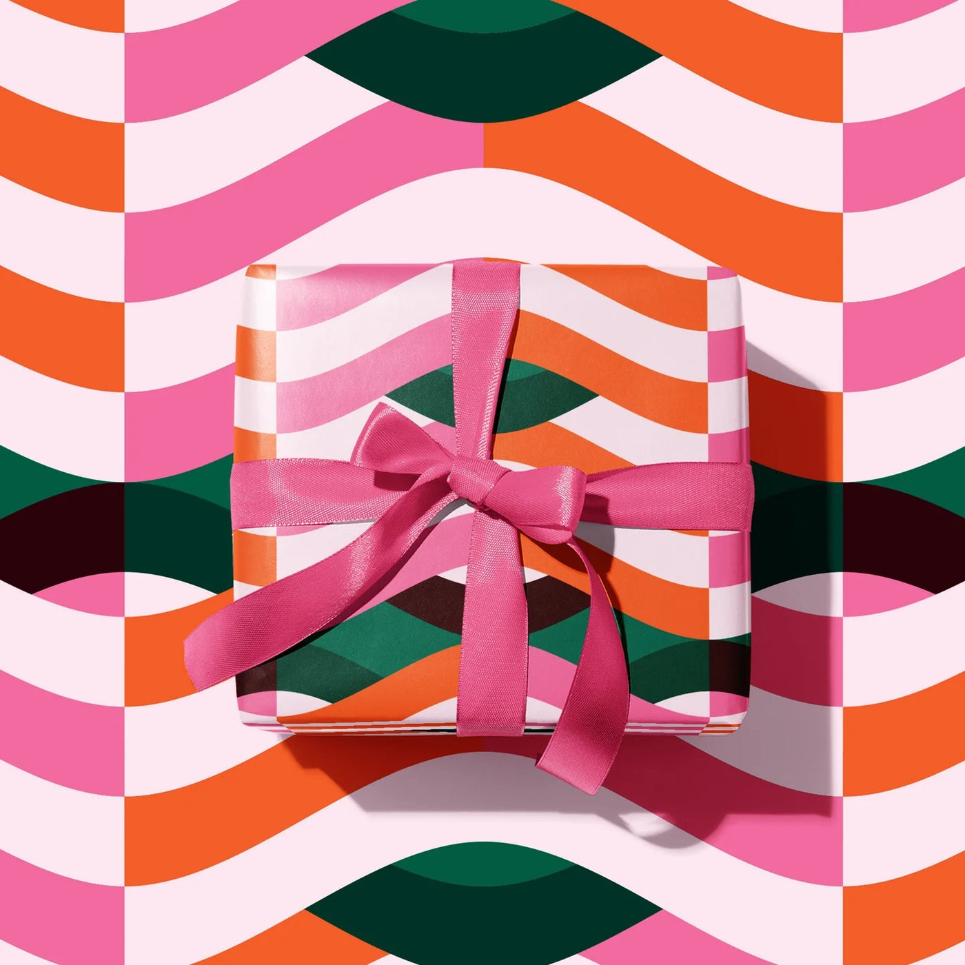 Pink Kinetic 2 Wrapping Paper