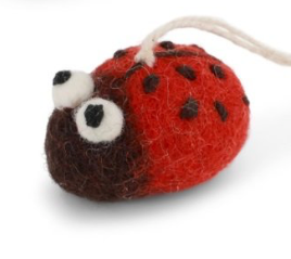 Felt Ladybug Hanging Decoration