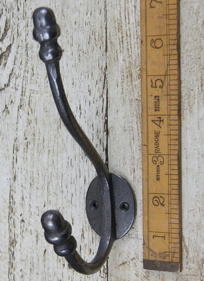 Acorn Double Cast Iron Hook - Large