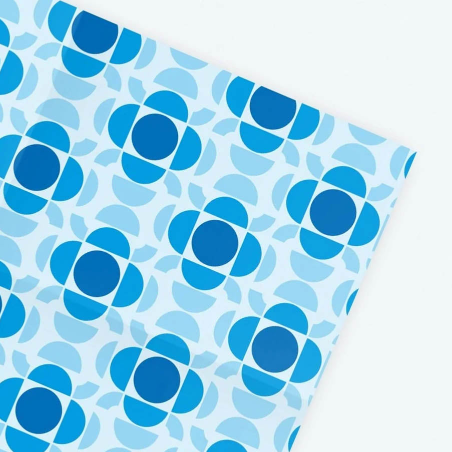 Boho Blue 3 Wrapping Paper