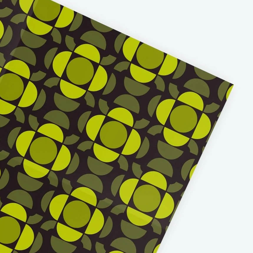 Boho Green 3 Wrapping Paper