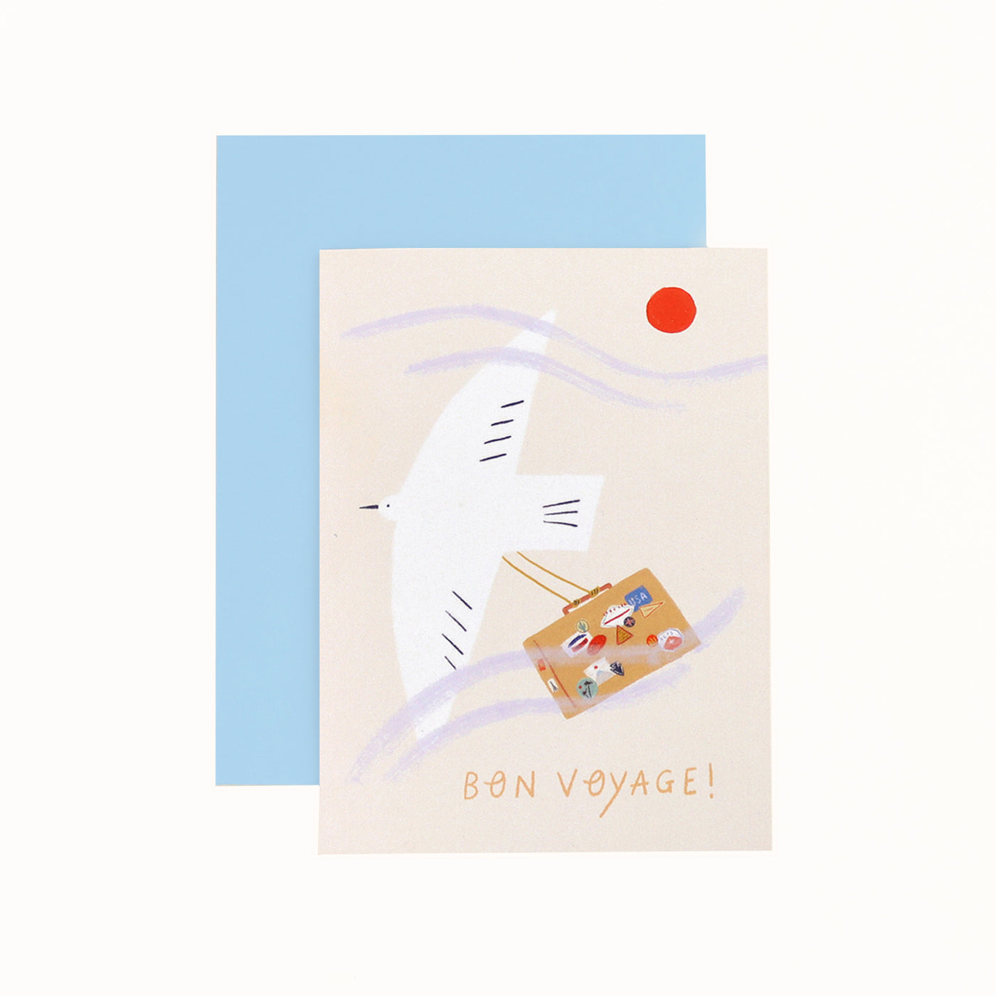 Bon Voyage Goodbye Card