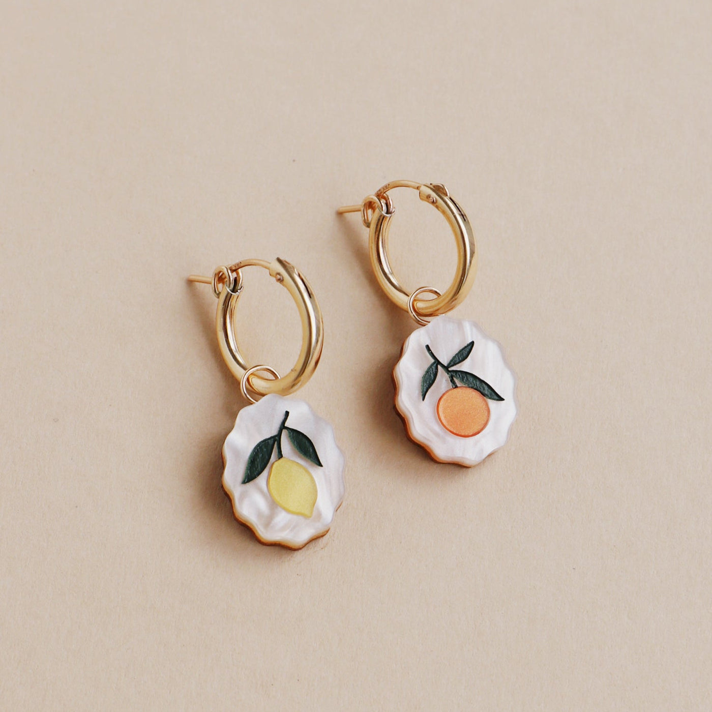 Citrus Charm Hoops