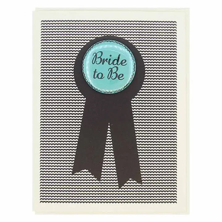 'Bride To Be' Badge Card