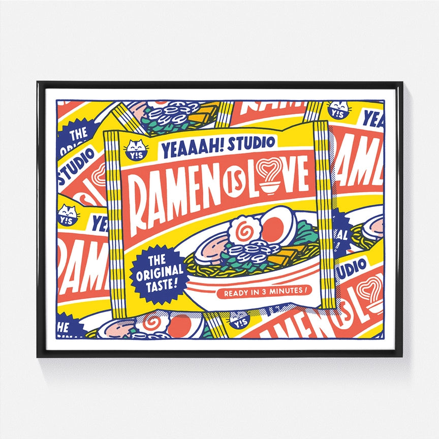 'Ramen Is Love' 30 x 40cm Print