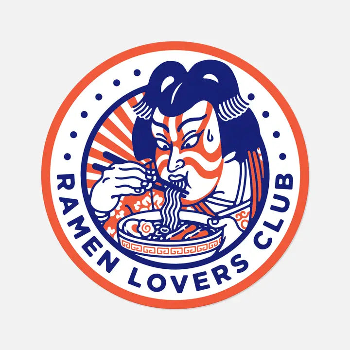 'Ramen Lovers Club' Vinyl Sticker