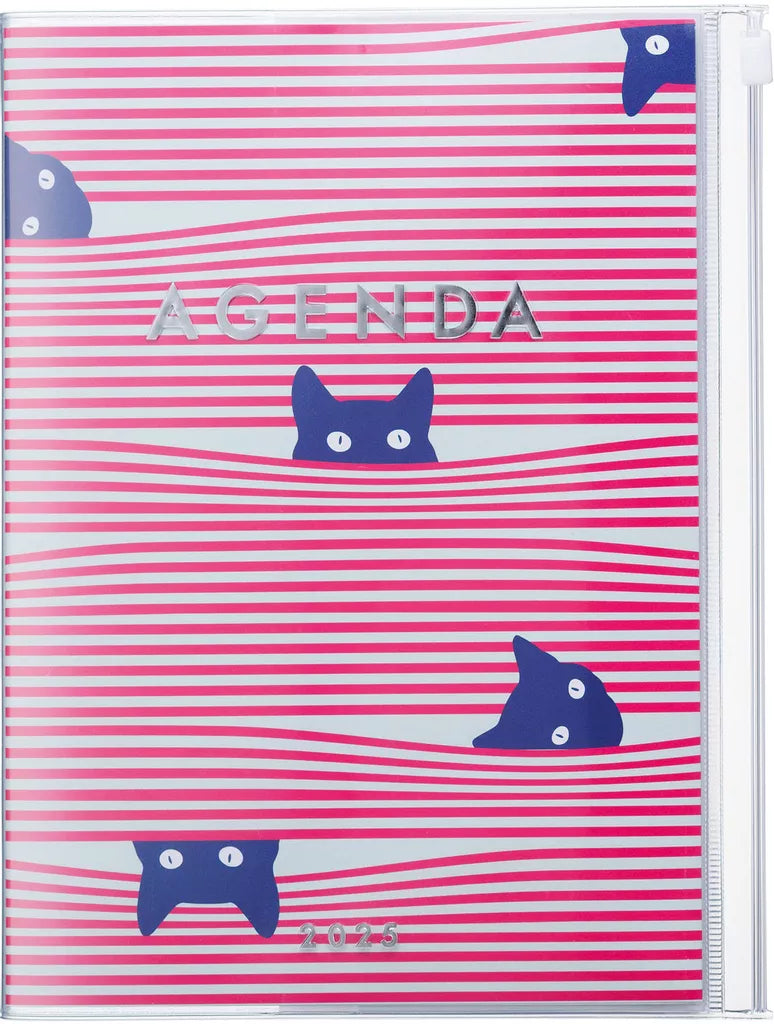 SALE A5 Cats Agenda Wallet Diary - 2025