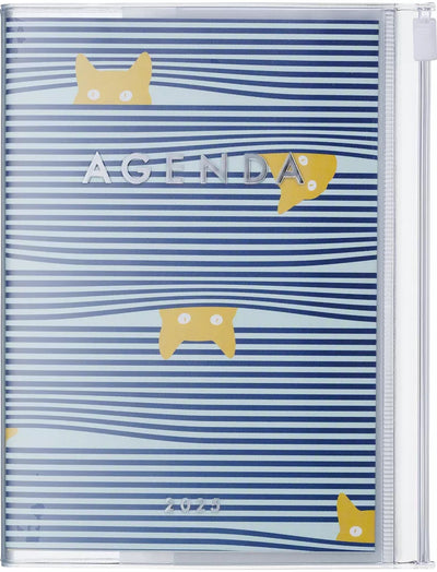 A6 Cats Agenda Wallet Diary - 2025