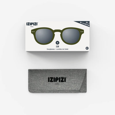 Sunglasses - Design 'C' in Kaki Green by Izipizi