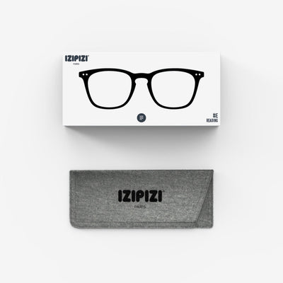 Reading Glasses - Design 'E' in Black by Izipizi