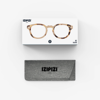 Reading Glasses - Design 'C' in Light Tortoise by Izipizi