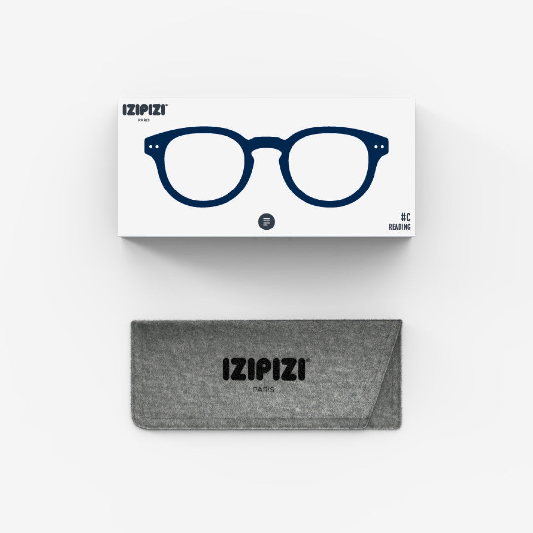 Reading Glasses - Design 'C' in Navy Blue by Izipizi