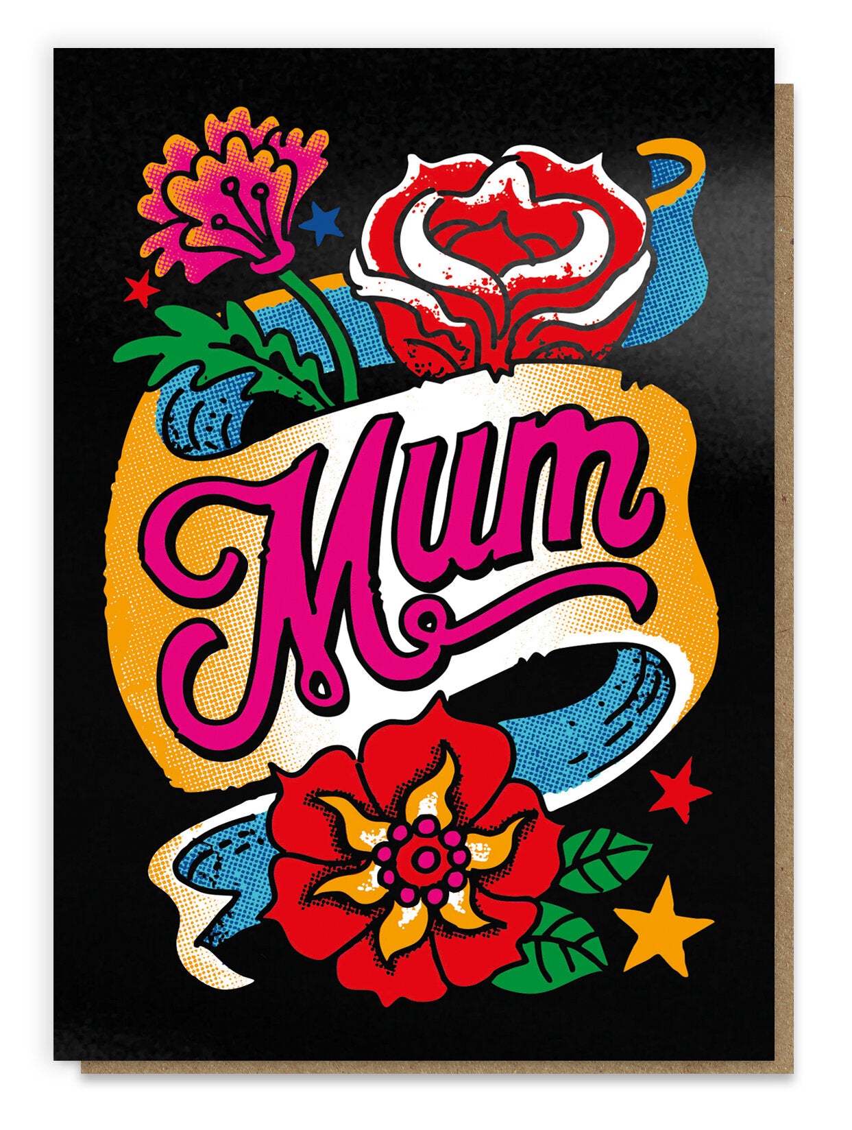 Mum Tattoo Card