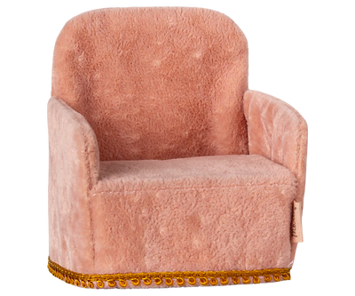 Maileg Chair for Mouse - Rose Velvet