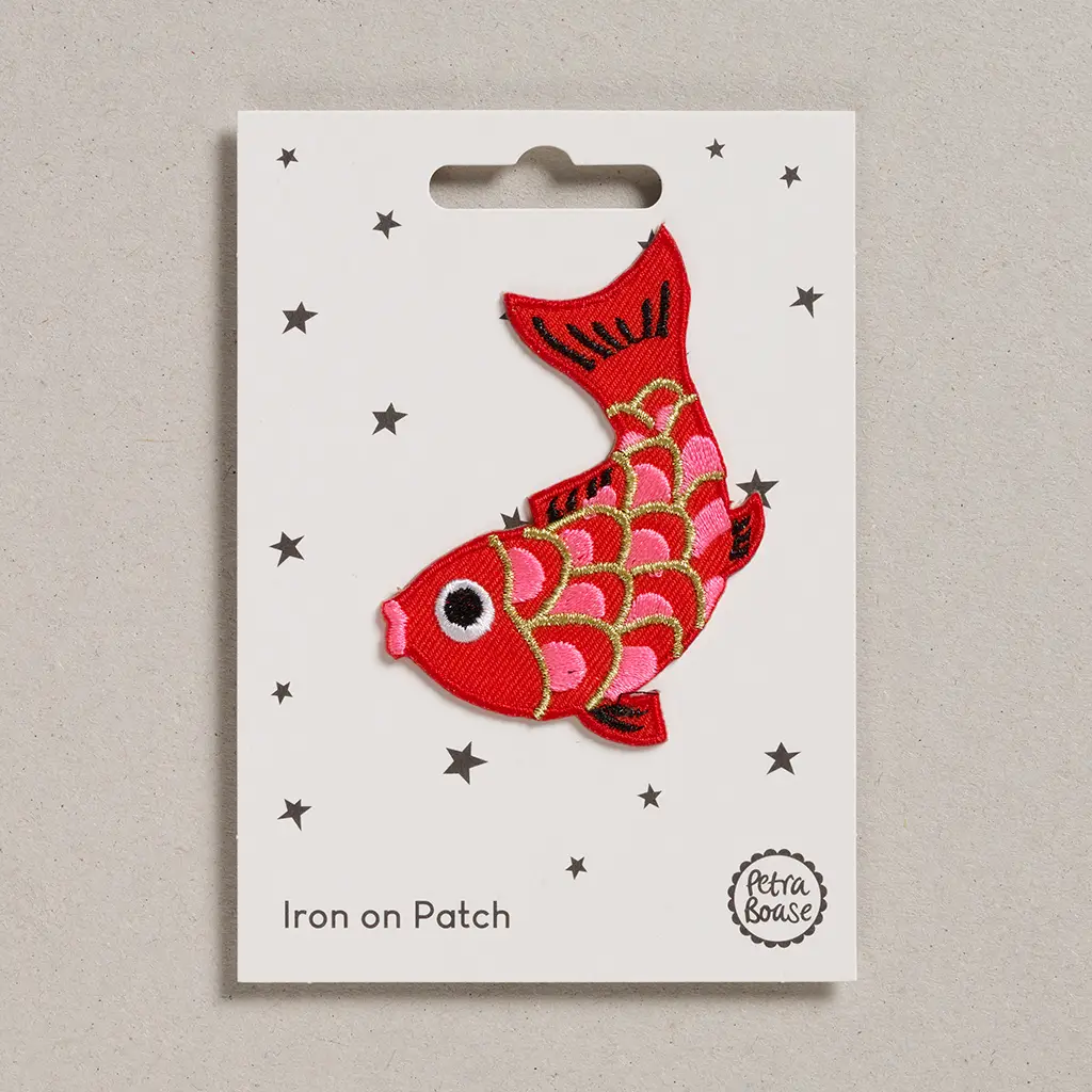 Koi Fish Iron-On Patch