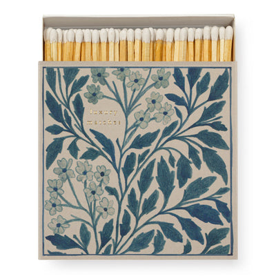 'Blue Floral' Luxury Boxed Matches