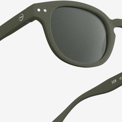 Sunglasses - Design 'C' in Kaki Green by Izipizi