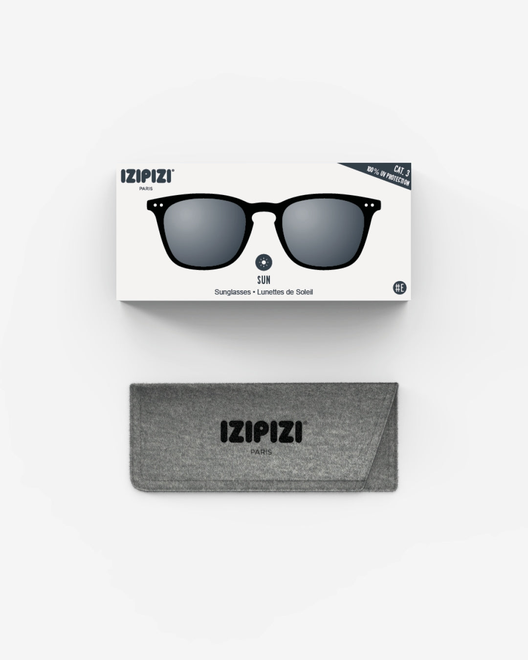 Sunglasses - Design 'E' in Black by Izipizi