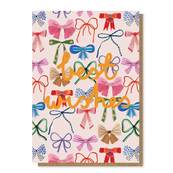 Best Wishes Birthday Bows Card