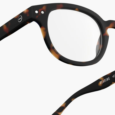 Reading Glasses - Design 'C' in Tortoise by Izipizi