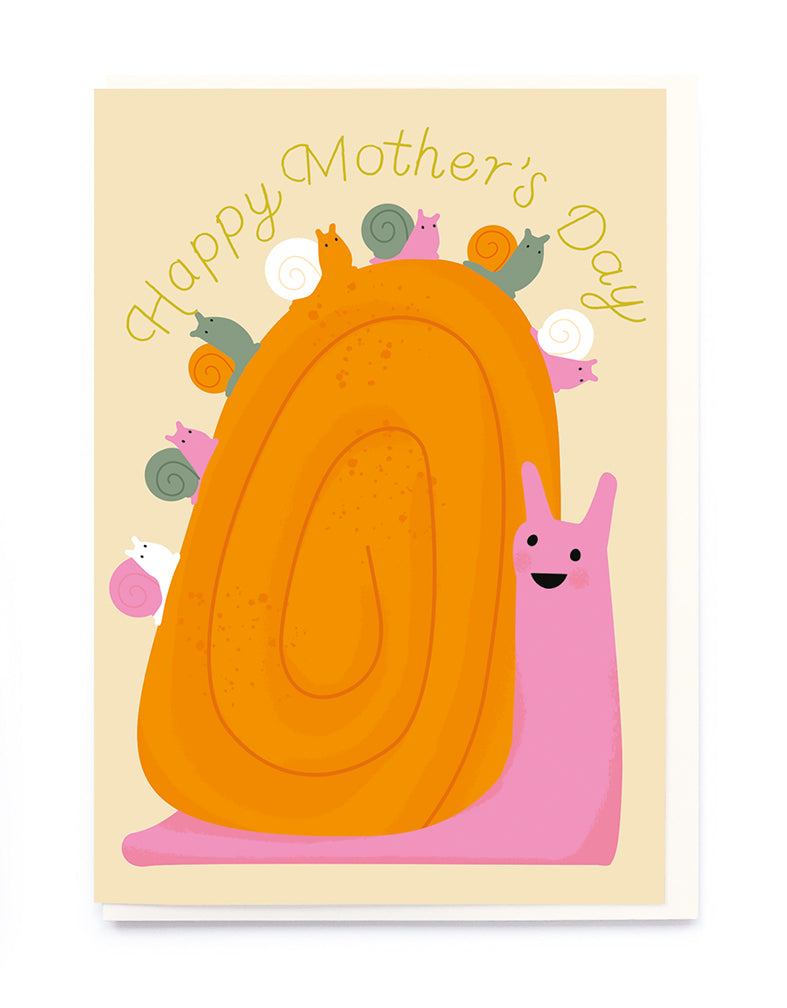 Snail & Babies Mother's Day Card