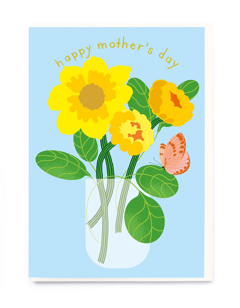 Yellow Flowers Mother's Day Card