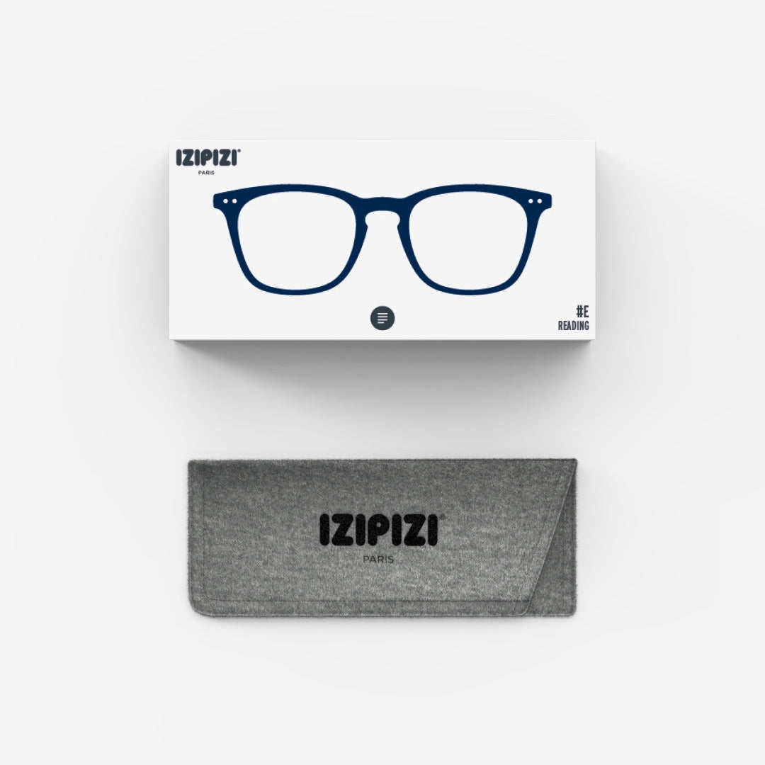 Reading Glasses - Design 'E' in Navy Blue by Izipizi