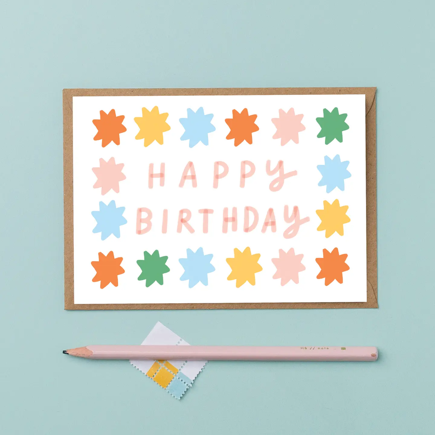 Happy Birthday Stars Card