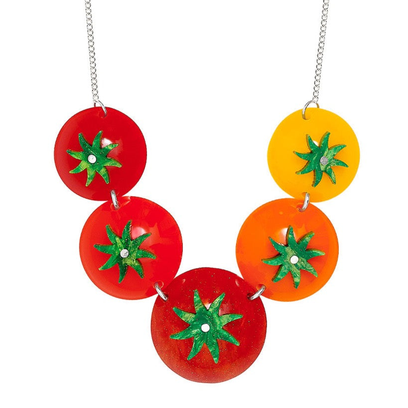 Tomato Link Necklace