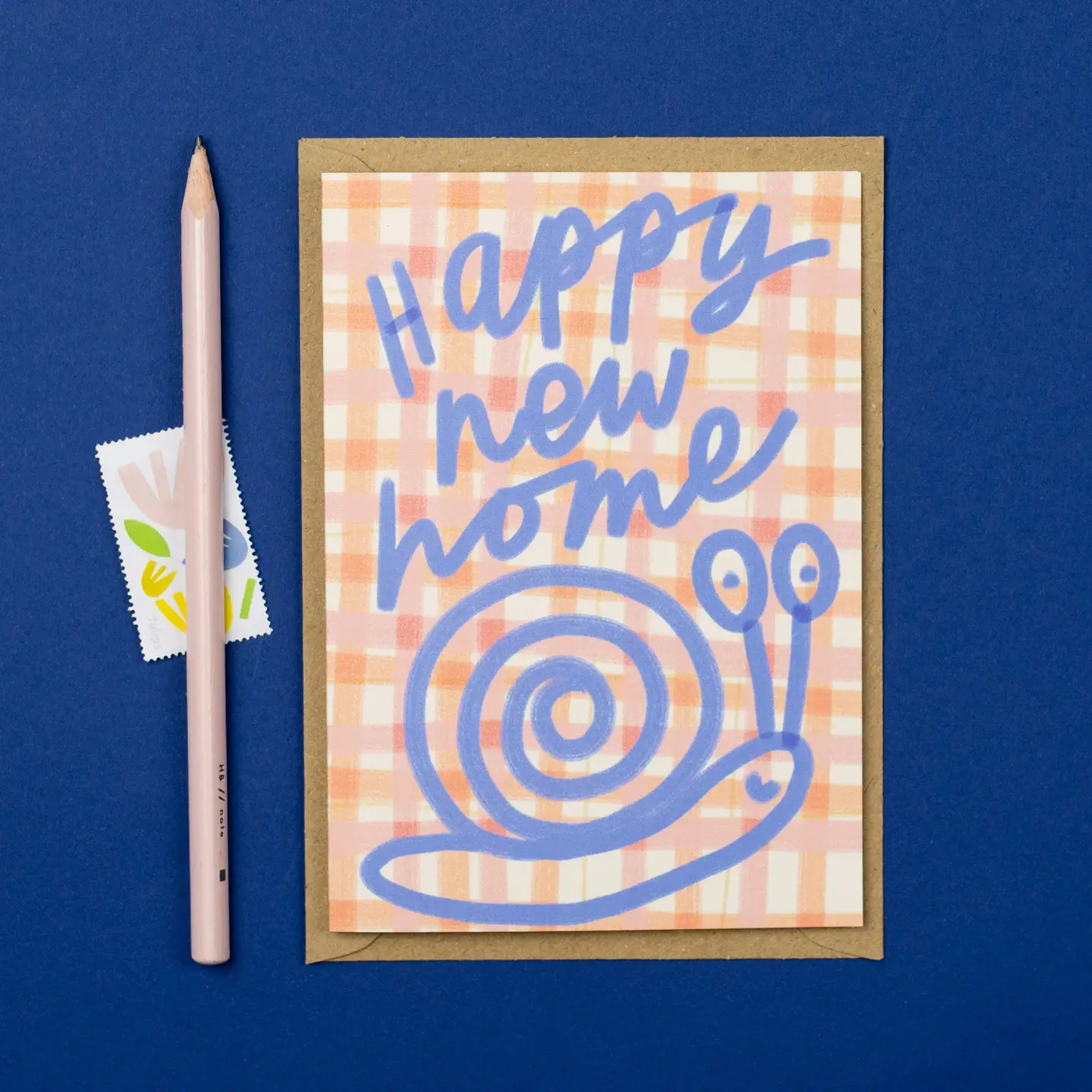 Happy New Home Snail Card