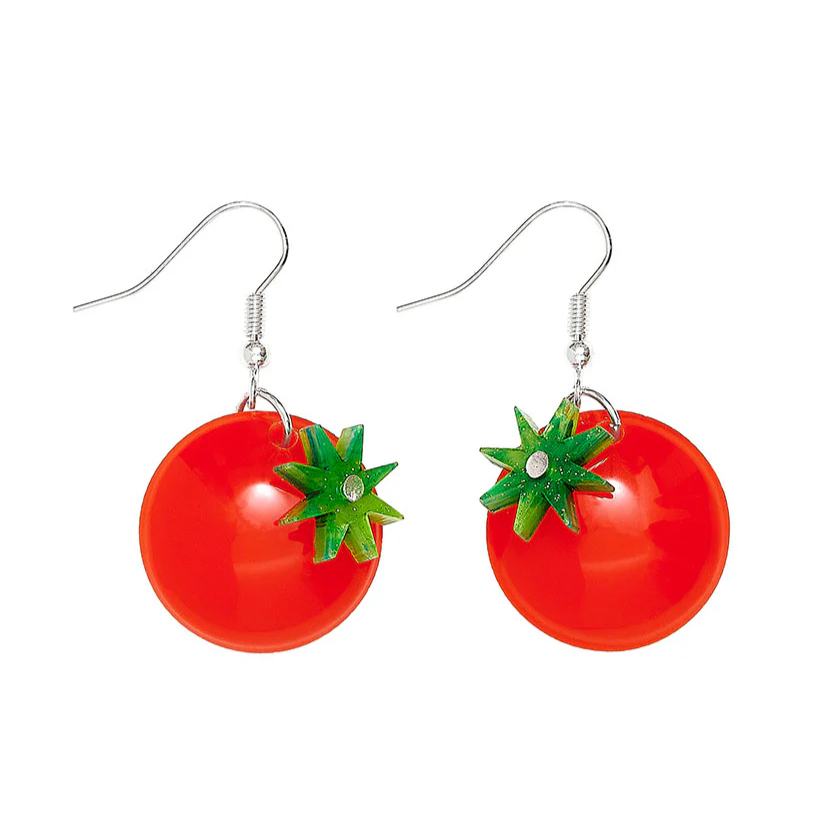 Tomato Earrings