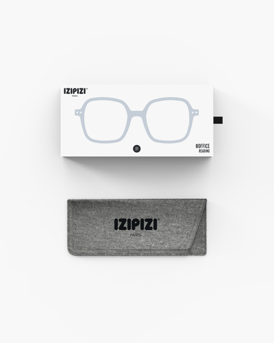 Reading Glasses - Design 'Office' in Frozen Blue by Izipizi