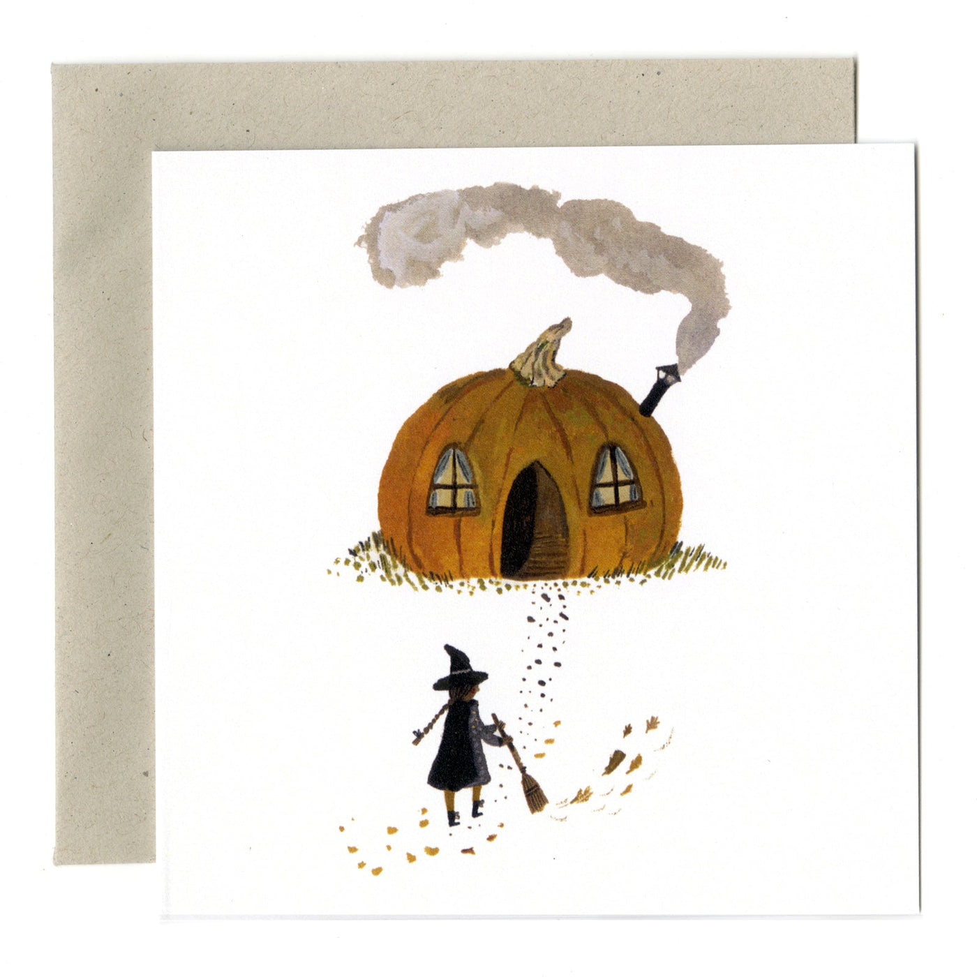 Pumpkin Cottage Card