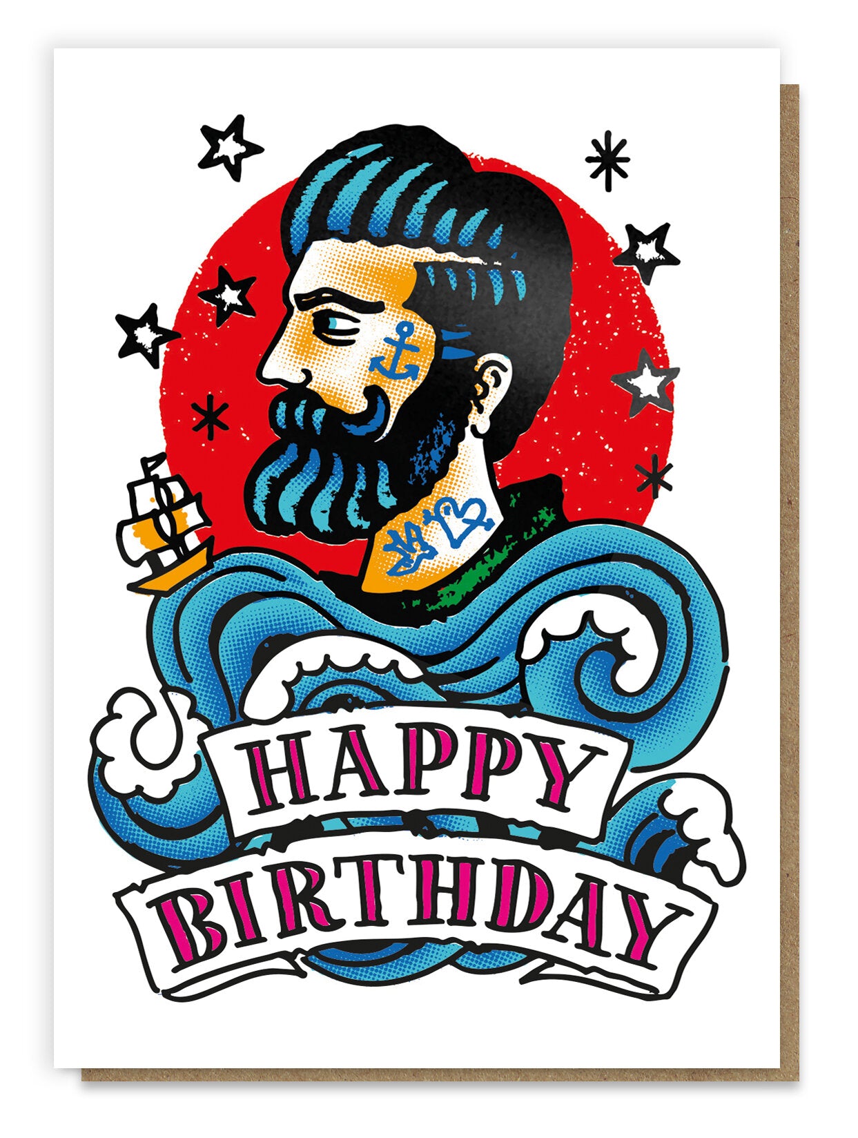 Sailor Tattoo Card