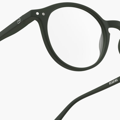 Reading Glasses - Design 'D' in Kaki Green by Izipizi