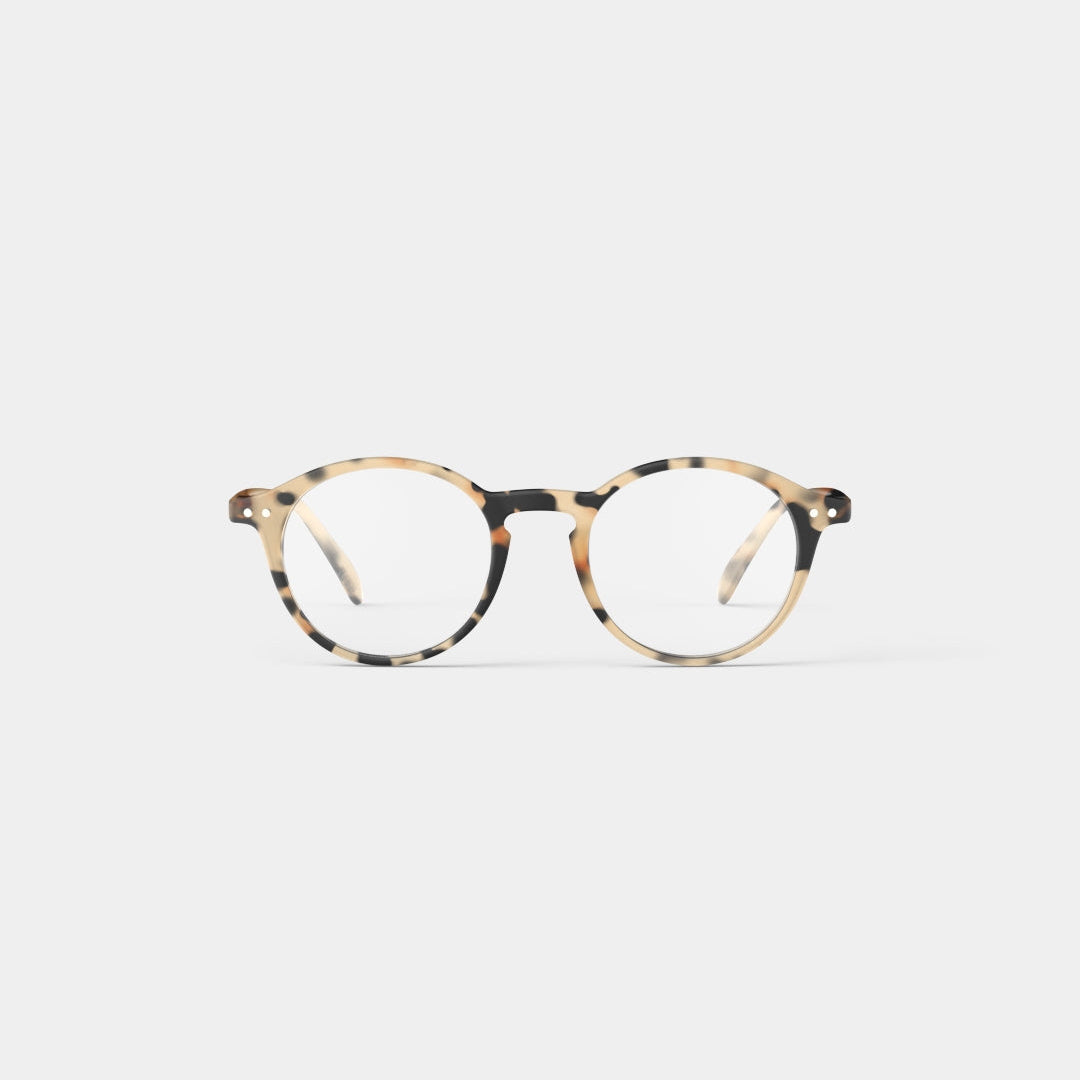 Reading Glasses - Design 'D' in Light Tortoise by Izipizi