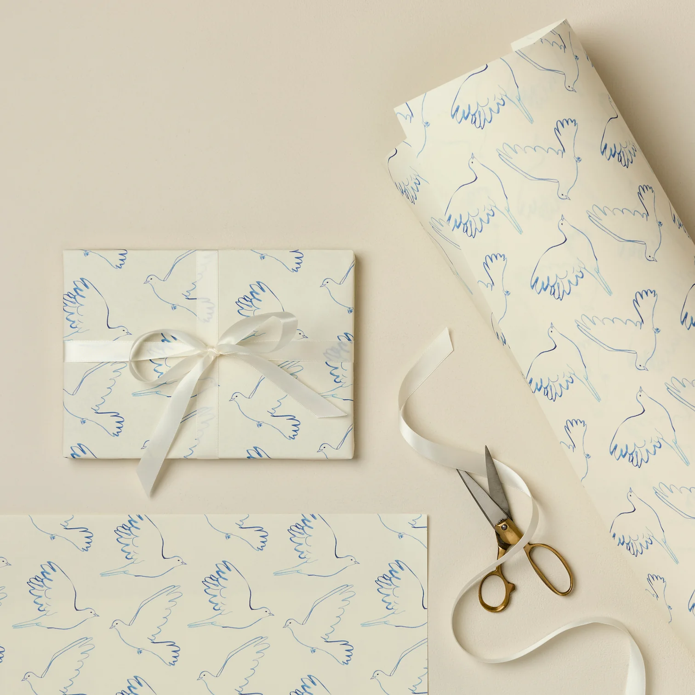 Dove Single Sheet Wrapping Paper