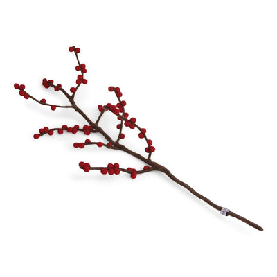 Felt Branch with Berries