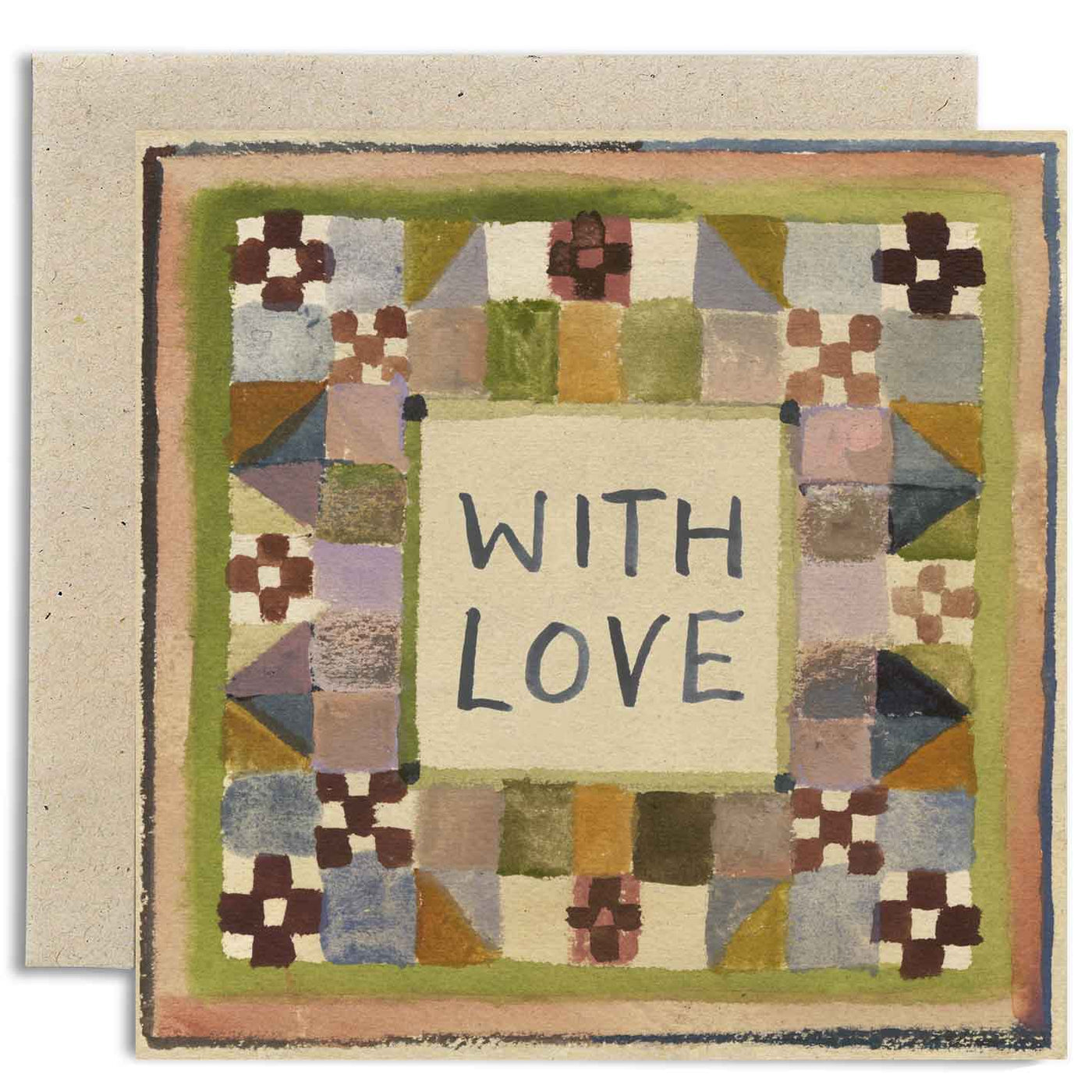 With Love Patchwork Card